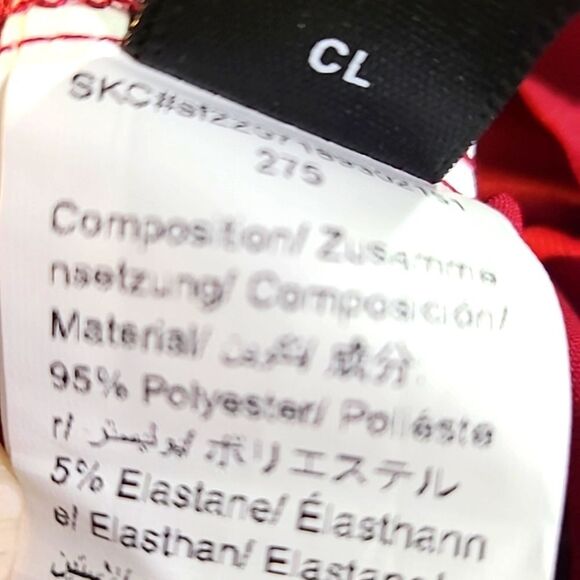 Shein Curve Burgundy & Maroon Mix Top, Fringe Polka-dot Bell Sleeves, Sz 3X,NWOT - Picture 8 of 8